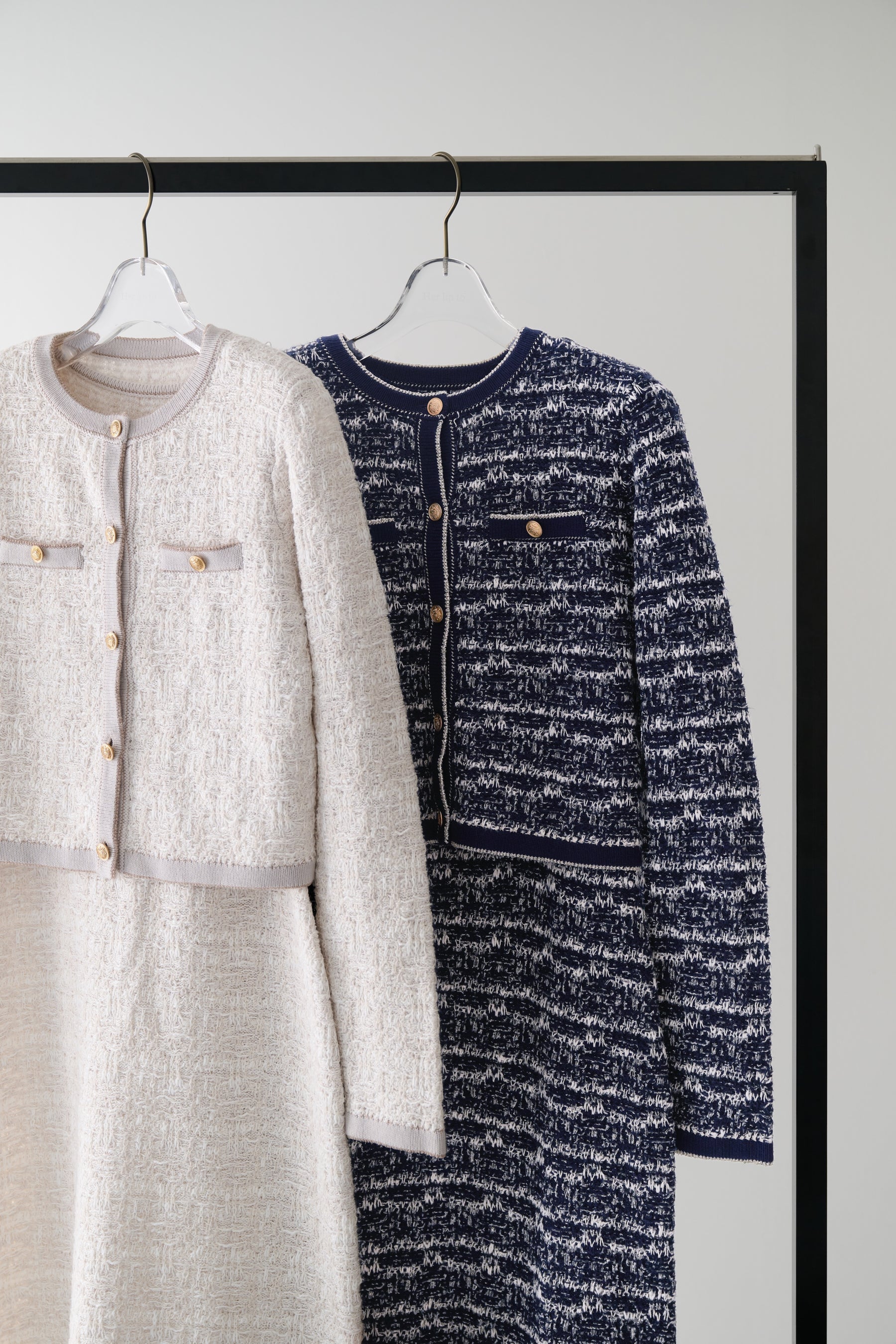 Spring Tweed Dress Set