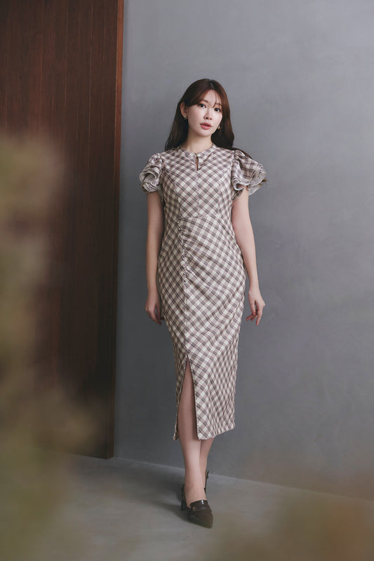 Elisa Check Dress