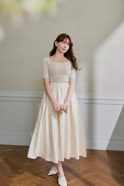 スカート herlipto Luminous Organza Gathered Skirt Luminous Organza Gathered Skirt