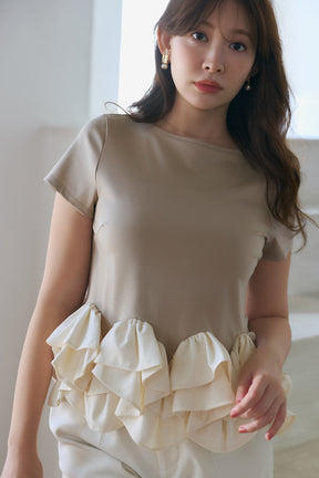 Petal-Hem Frill Top