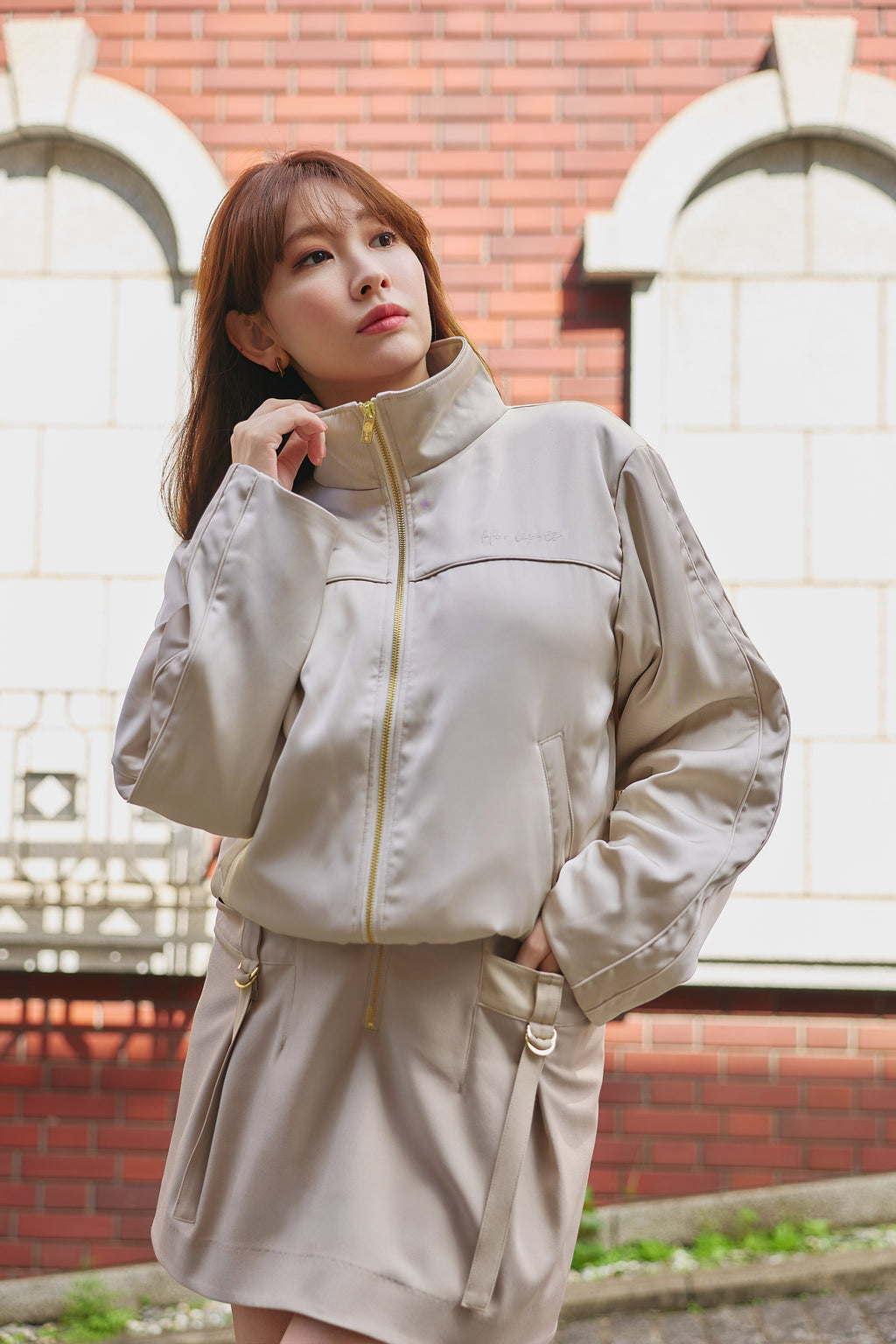 Satin Track Jacket