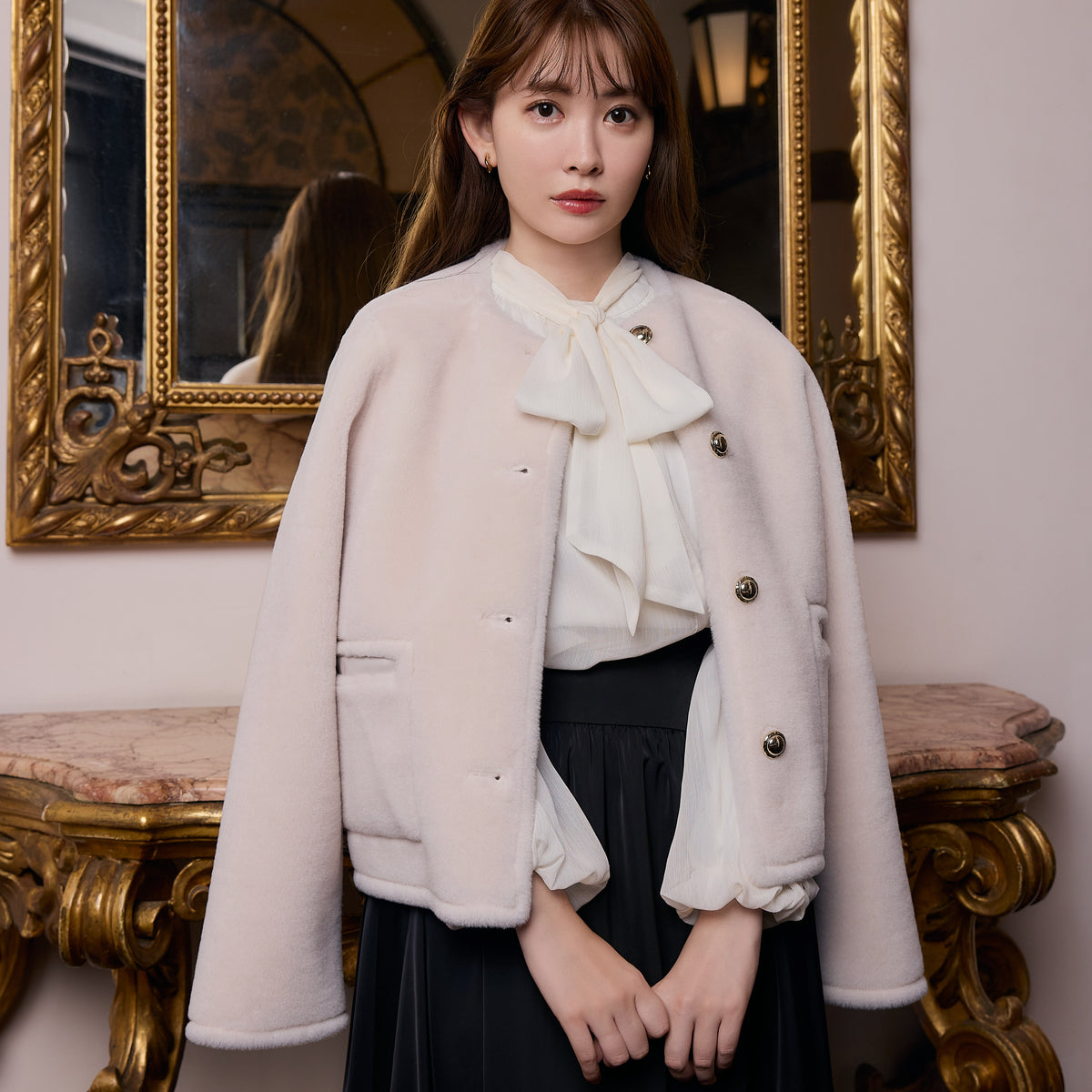 Lausanne Wool Short Coat