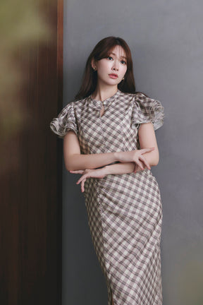 Elisa Check Dress