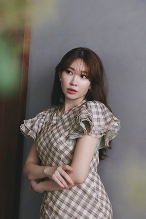 Elisa Check Dress