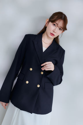 【新色】Trois Gold Button Blazer