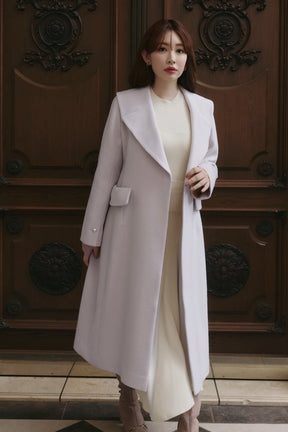 【10月中旬発送】Nicole Wool-Blend Longline Coat