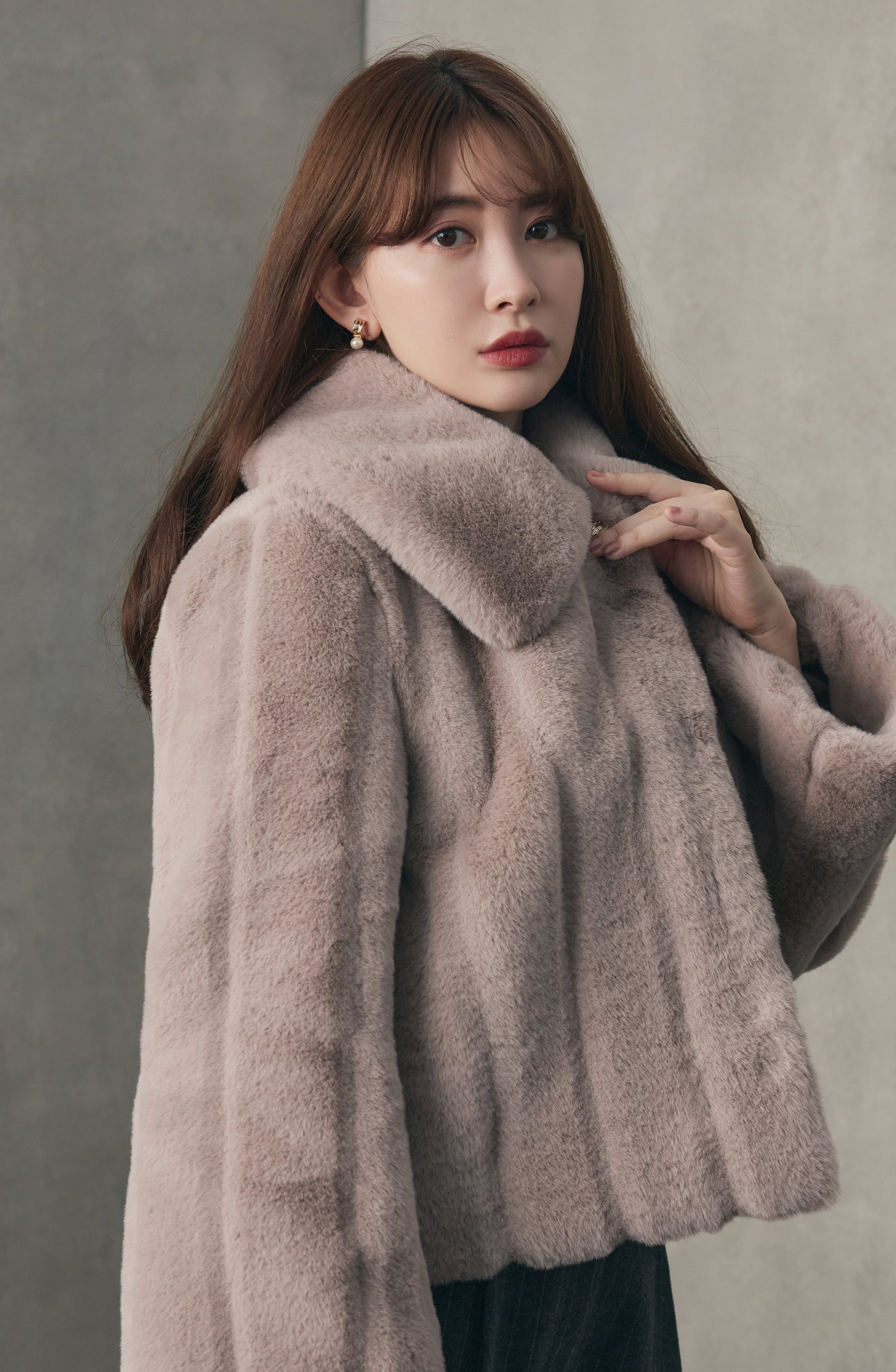 Her lip to Winter Love Faux Fur Coat - 毛皮/ファーコート