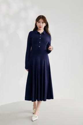 Smooth-Touch Long Polo Dress