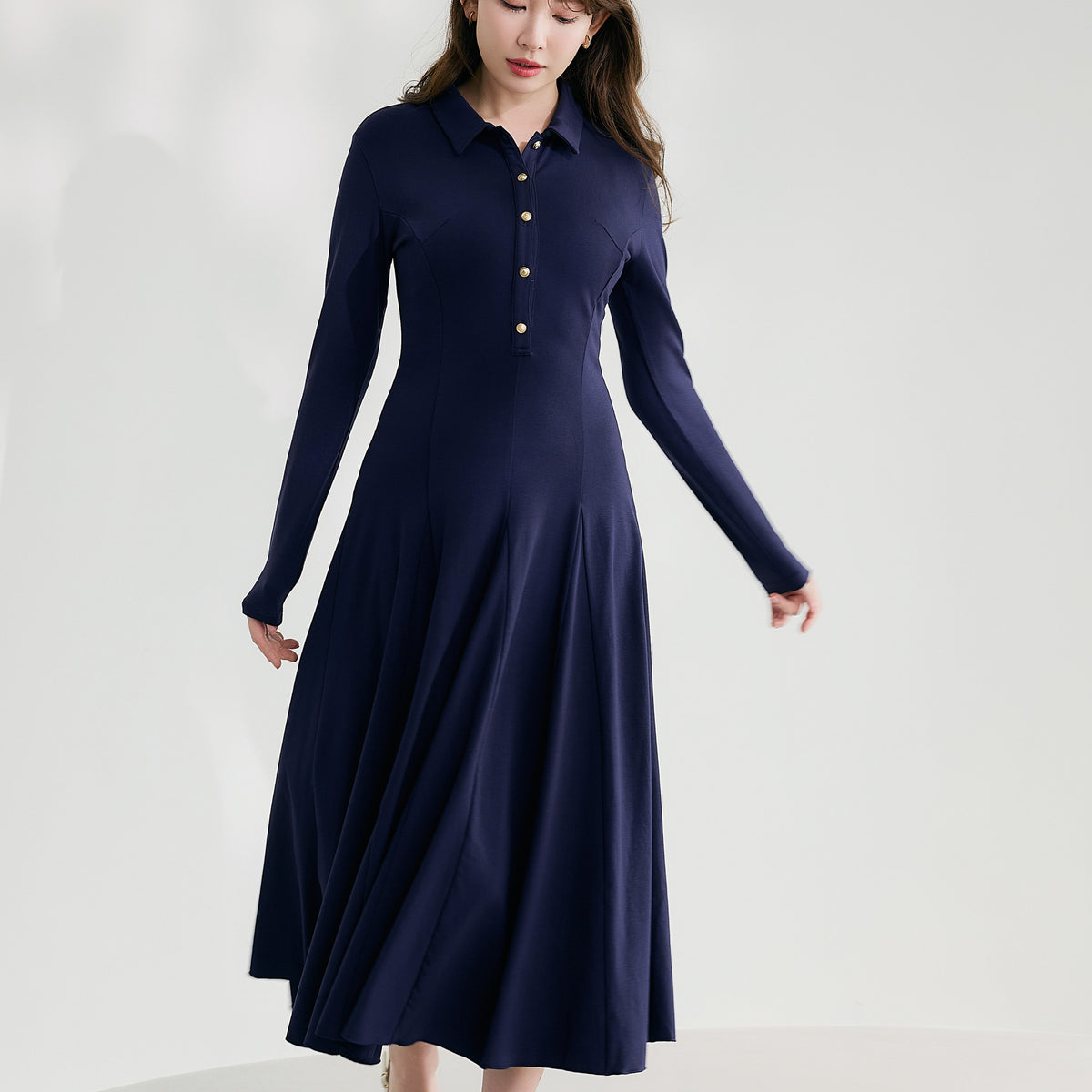 トップス Herlipto Smooth-Touch Long Polo Dress Smooth-Touch Long Polo Dress