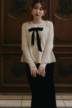 Lucille Peplum Knit Ensemble