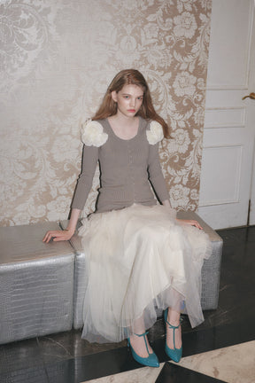 Vol.3 Petal -Cascade Pearl Button Top
