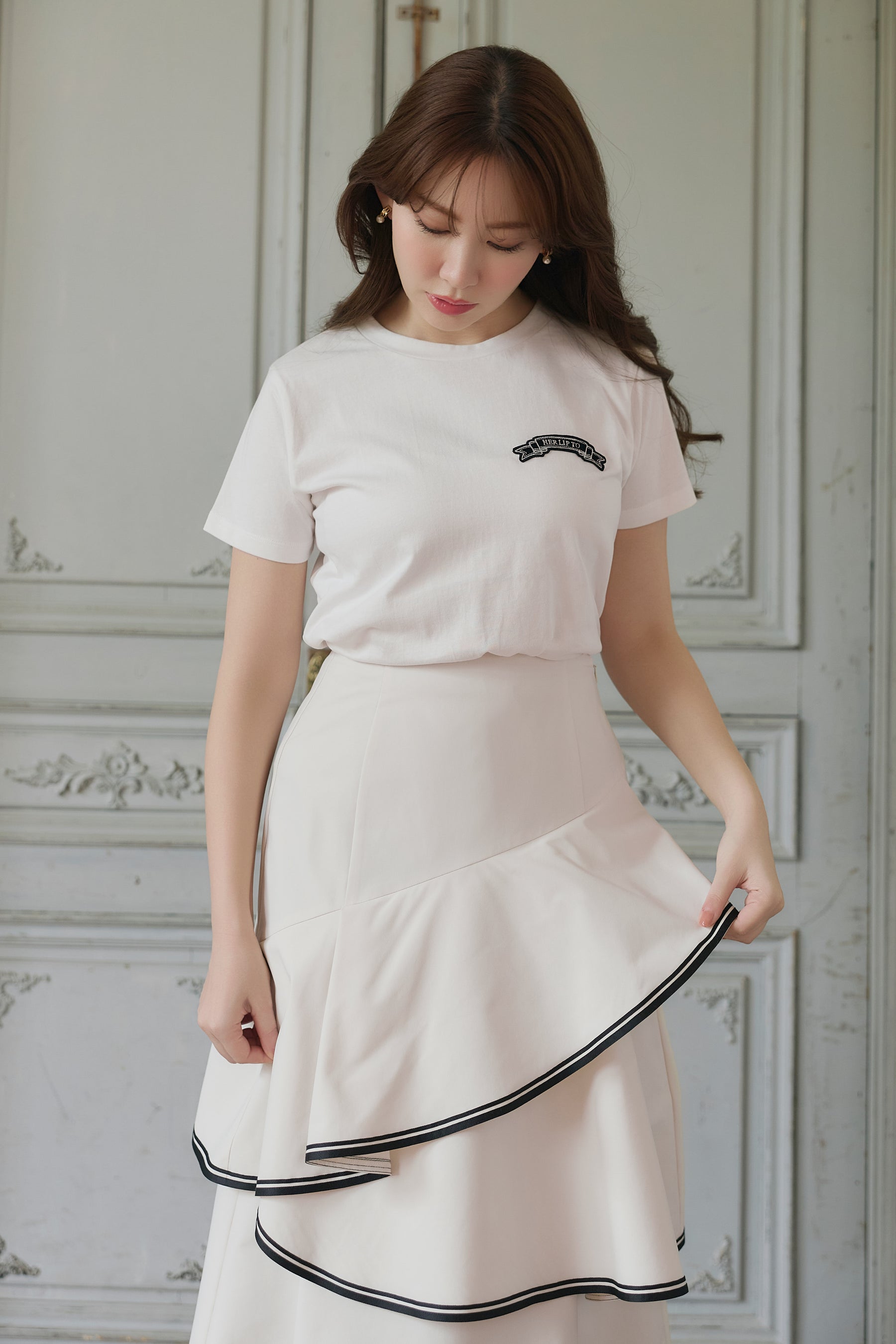 Blair Trim Long Skirt