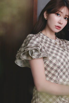 Elisa Check Dress