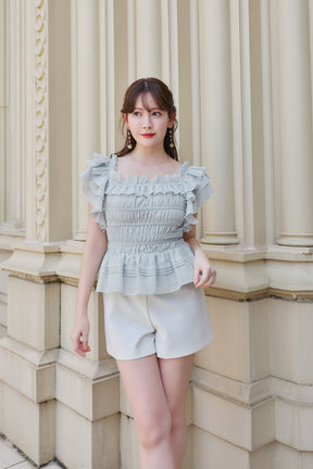 La Plage Peplum Top