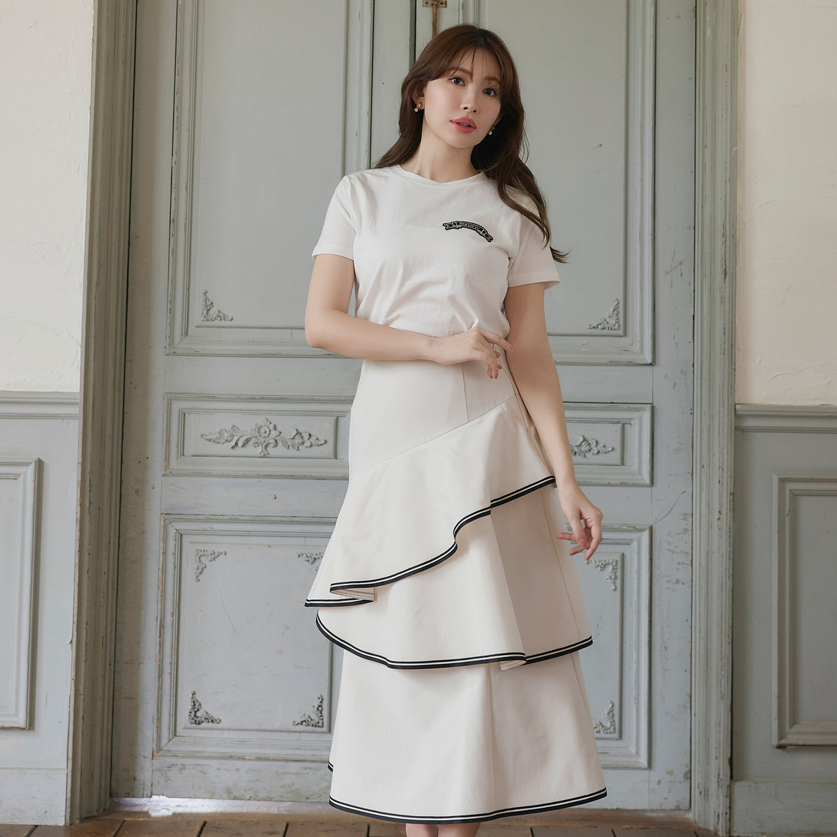 Blair Trim Long Skirt