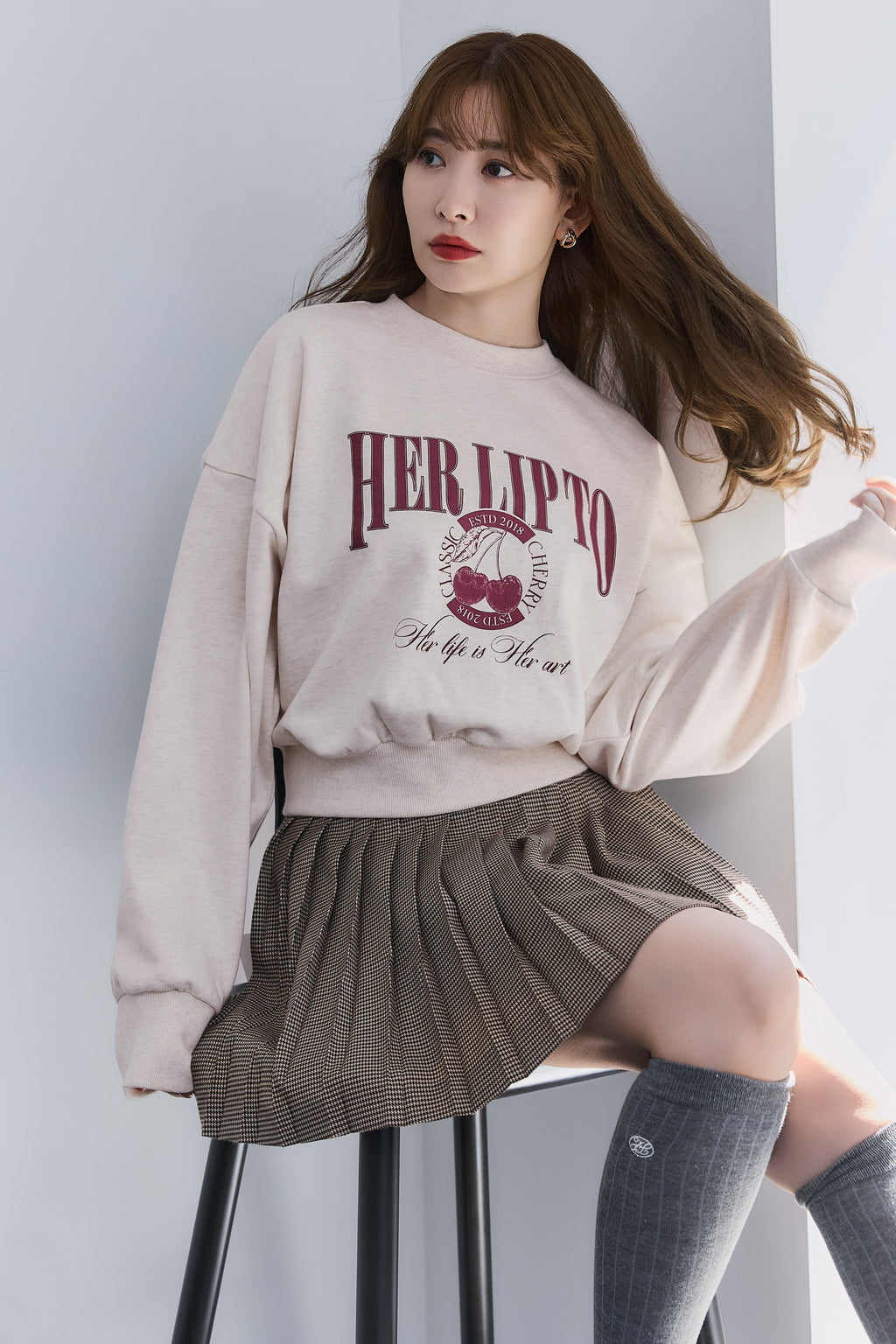 herlipto Classic Cherry Sweatshirt 新品 Classic Cherry Sweatshirt