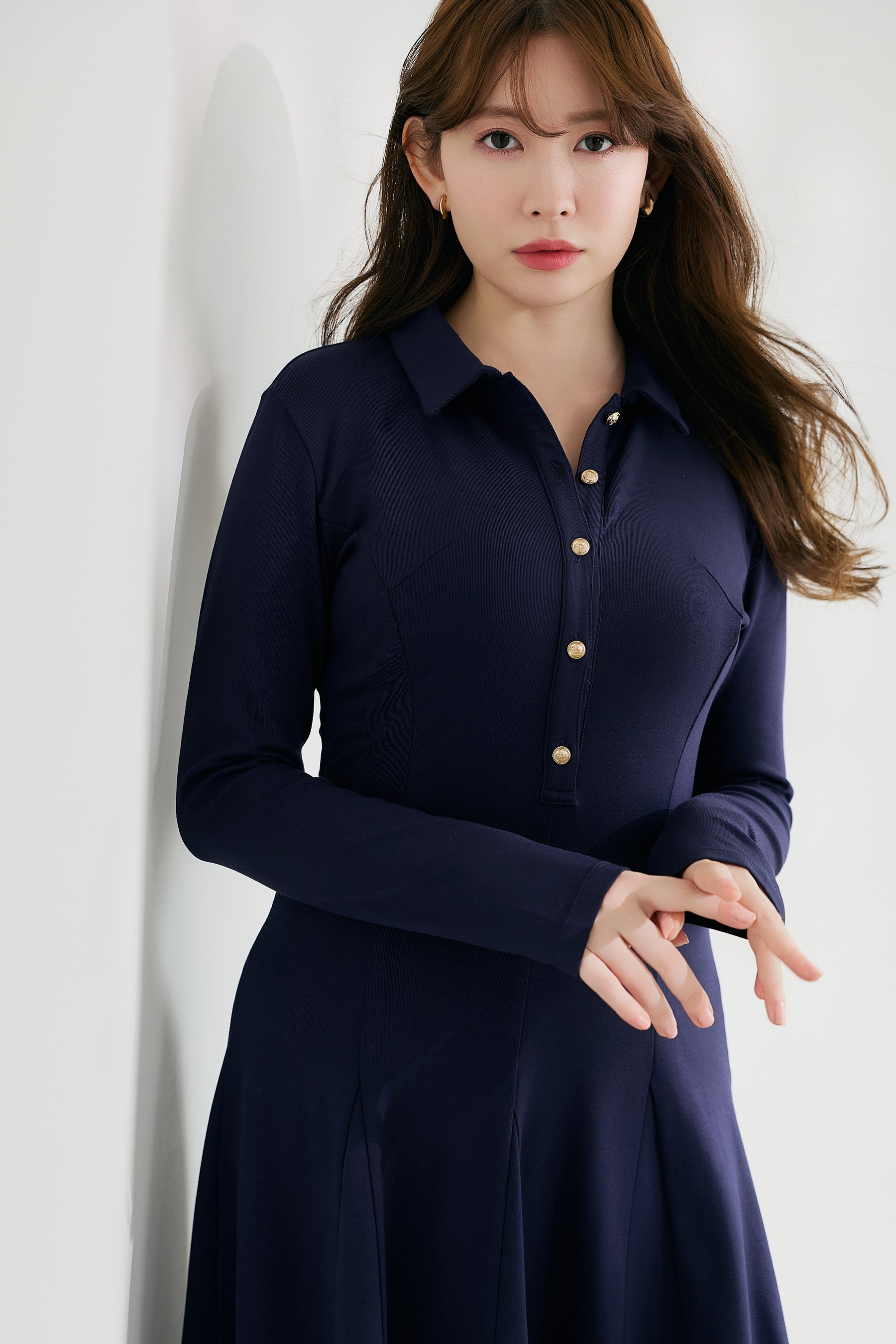 Smooth-Touch Long Polo Dress