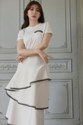 HLT Bow-Embroidered Tee