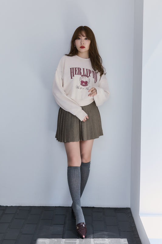【12月上旬発送】Vienna Pleated Mini Skirt