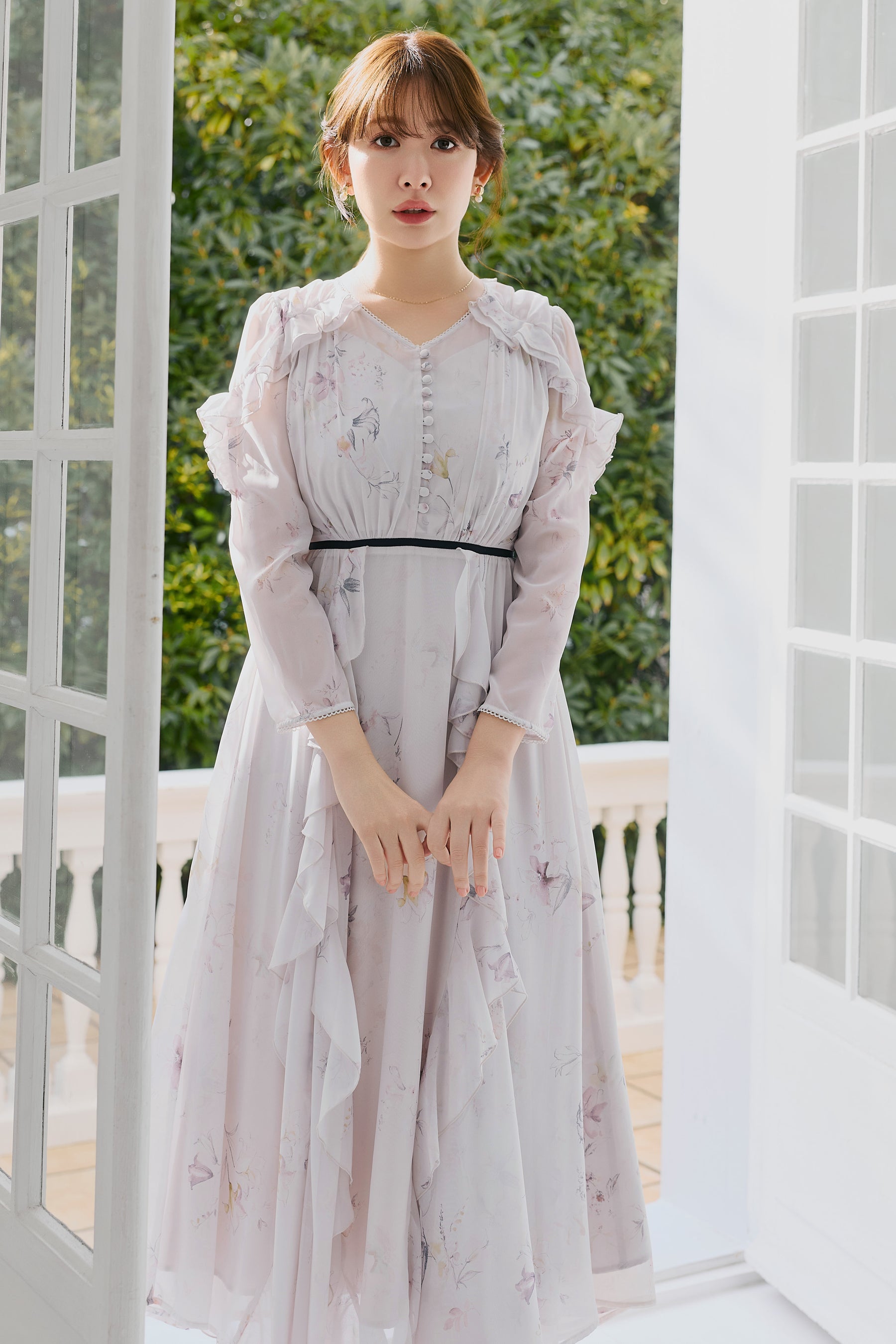 Isette Floral Chiffon Dress