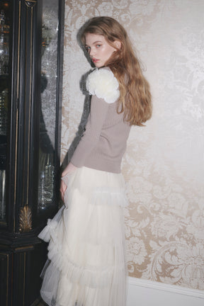 Vol.3 Petal -Cascade Pearl Button Top