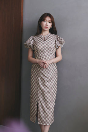 Elisa Check Dress