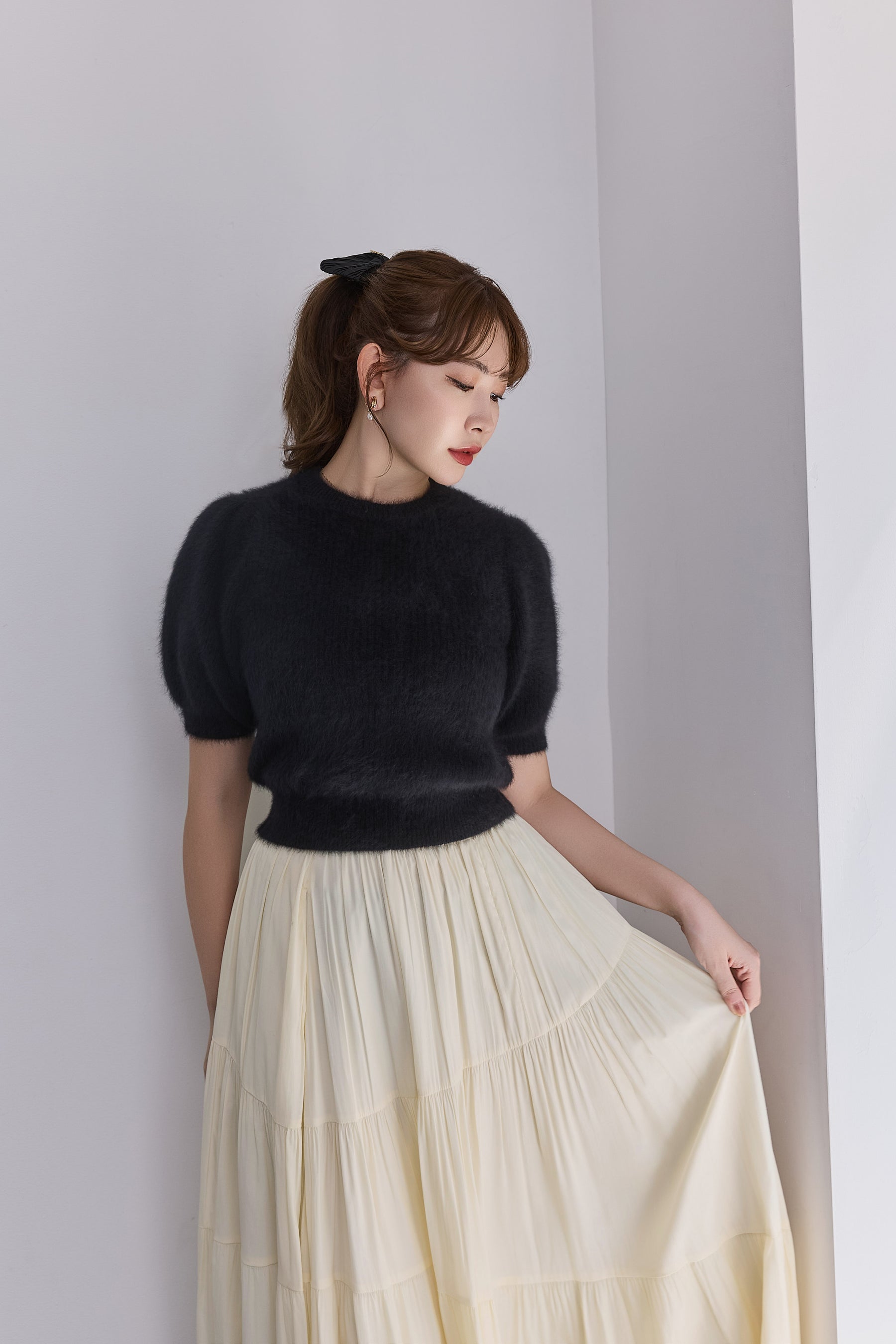 【9月下旬発送】【新色】Fancy Cashmere Blend Pullover
