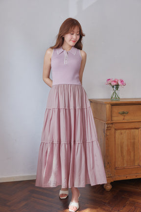［FOR HER］Jules Knit Docking Tiered Dress