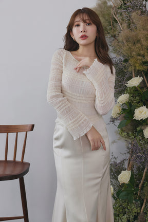Rosine Shirring Top