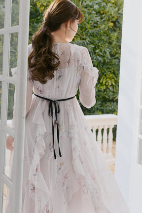 Isette Floral Chiffon Dress