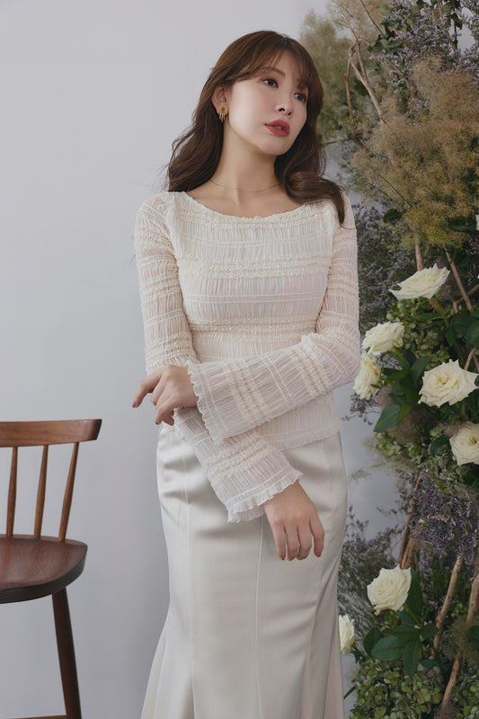 Rosine Shirring Top
