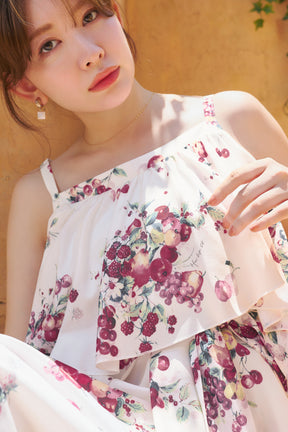 Berry Garden Tiered Dress