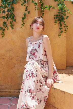 Berry Garden Tiered Dress
