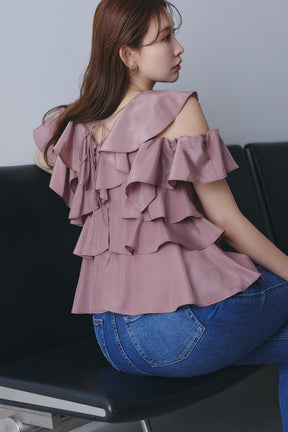 [Ships in early August] Olivia Tiered Top