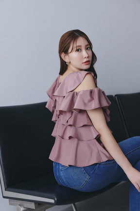 [Ships in early August] Olivia Tiered Top