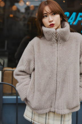 Twila Faux Fur Zip Jacket