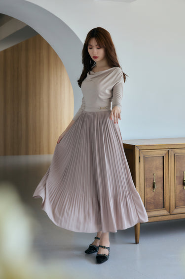 Checked Jacquard Volume Skirt