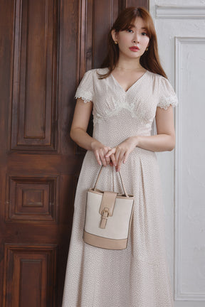 One-Handle Canvas Bucket Bag
