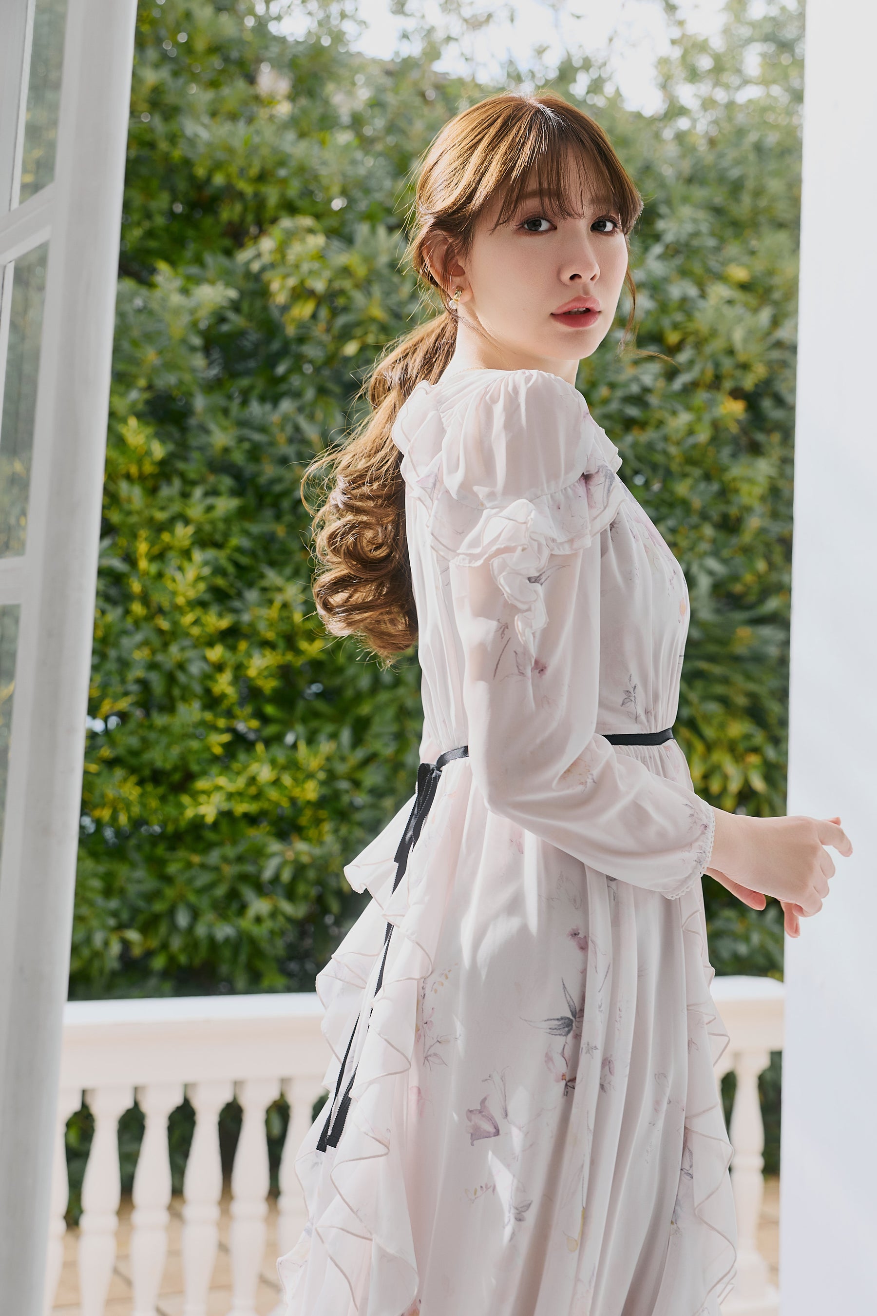 Isette Floral Chiffon Dress