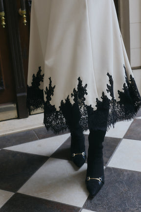 Florence Lace-Trim Jumper Dress