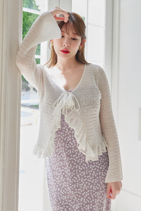 [Ships in mid-June] Crochet Lace Cardigan
