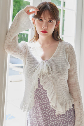 [Ships in mid-June] Crochet Lace Cardigan