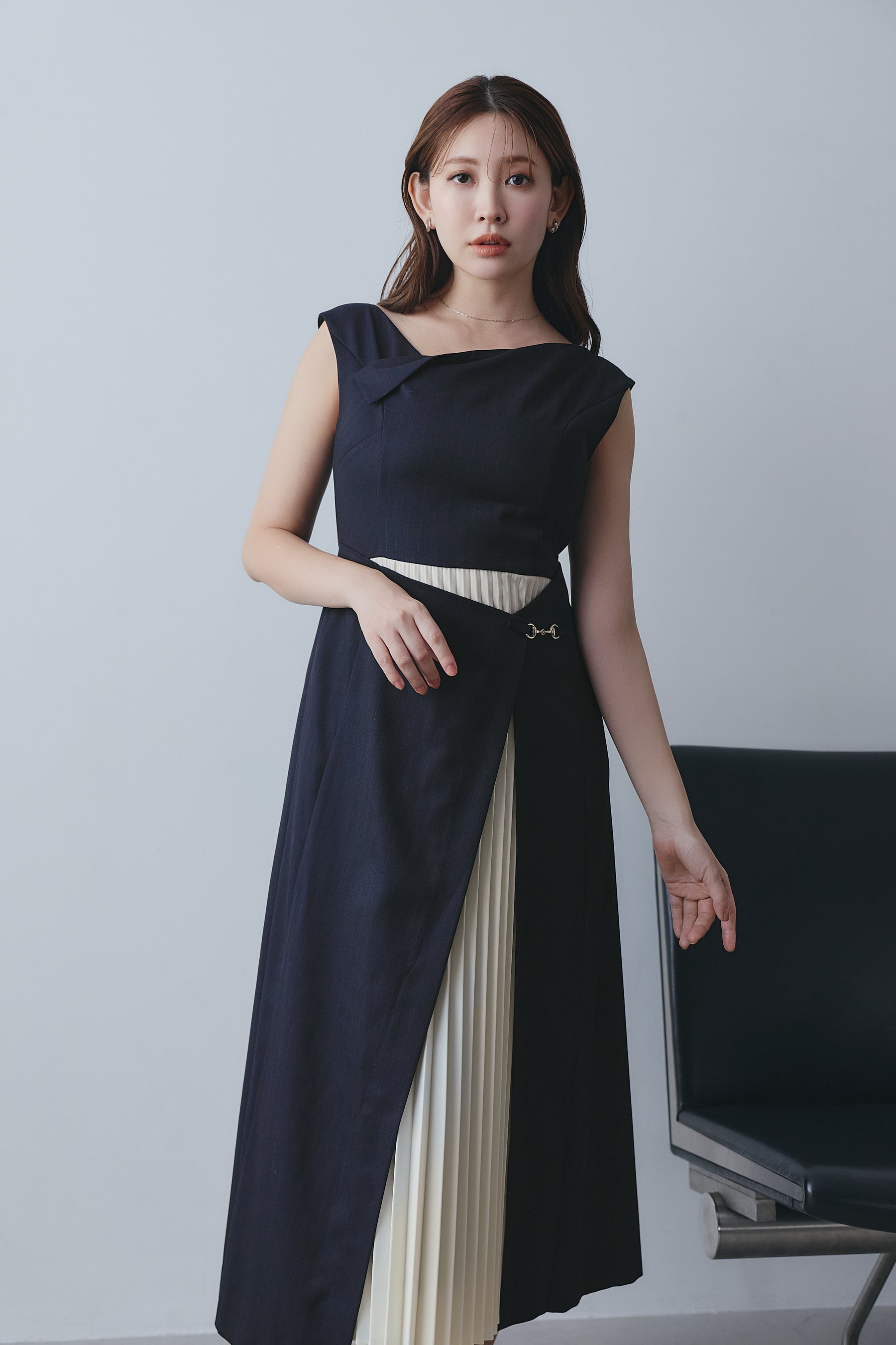 [Ships in early August] Elena Pleated Wrap Dress