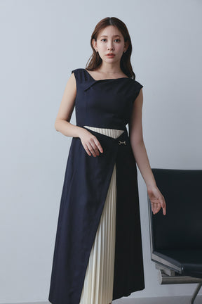 [Ships in early August] Elena Pleated Wrap Dress