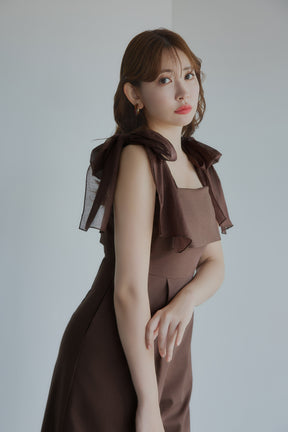[New color] Ribbon Romper