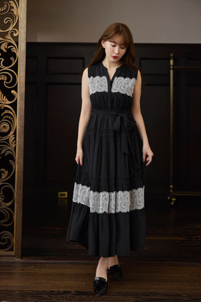 Scala Lace-Trimmed Dress