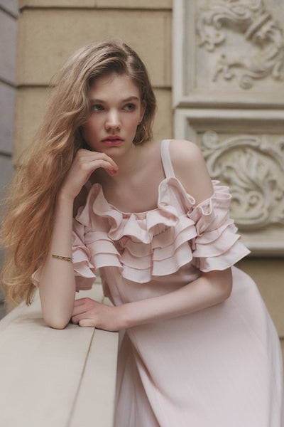 9月下旬発送】Vol.3 Alma Off-the-Shoulder Dress
