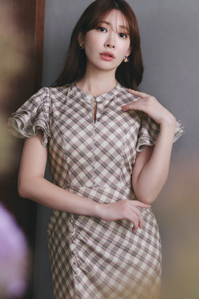 Elisa Check Dress
