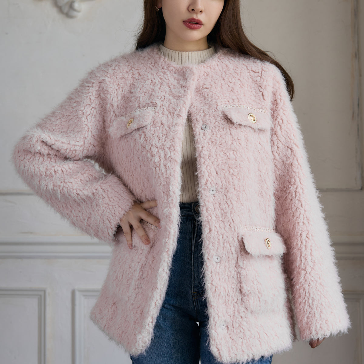 Royal Faux Fur Coat