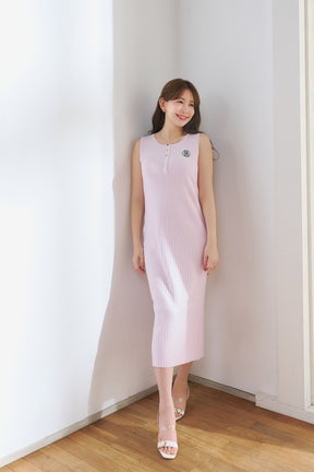 H Emblem Knit Dress